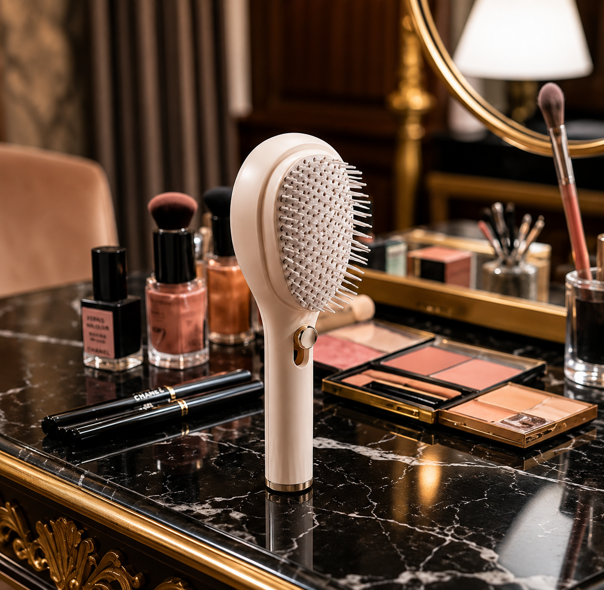 GlideBrush™ Self-Cleaning Hairbrush